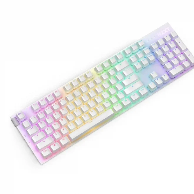 NZXT Function 2 Beyaz 8K Hz Kablolu Gaming Klavye