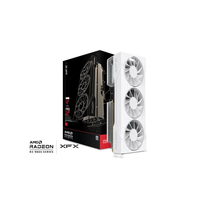 XFX Radeon RX 9070 GRE Swift White Triple Fan 12GB GDDR6 192 Bit Ekran Kartı