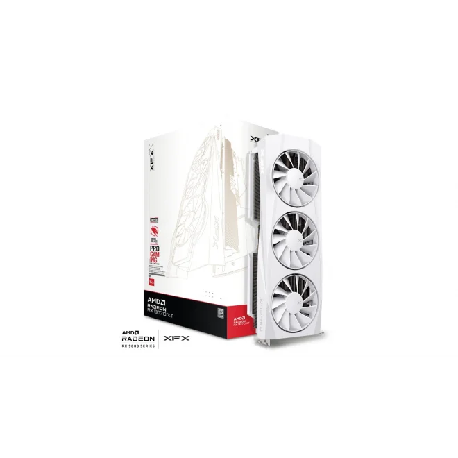 XFX Radeon RX 9070 XT Quicksilver White Gaming Edition 16GB GDDR6 256 Bit Ekran Kartı