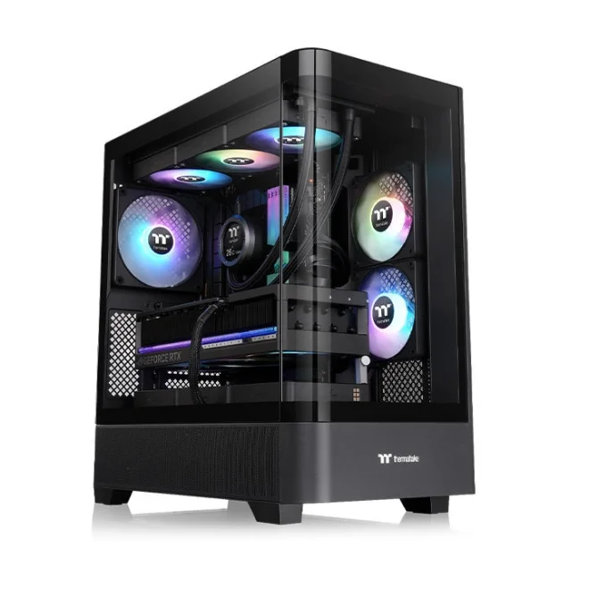 Thermaltake View 290 Siyah Tempered Glass ARGB Curved USB 3.2 ATX Mid Tower Kasa