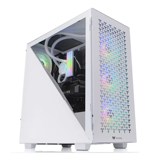 Thermaltake Divider 300 Air Snow Tempered Glass USB 3.2 ATX Mid Tower Kasa