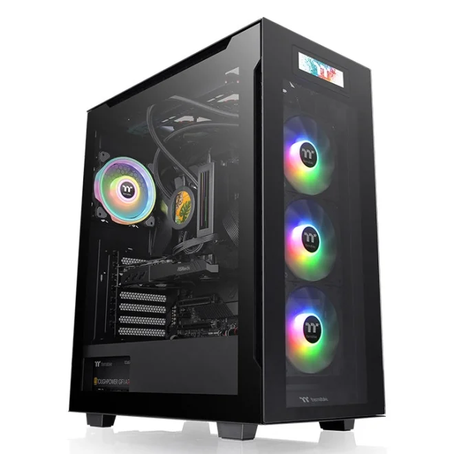 Thermaltake Divider 550 LCD Tempered Glass RGB USB 3.0 ATX Mid Tower Kasa