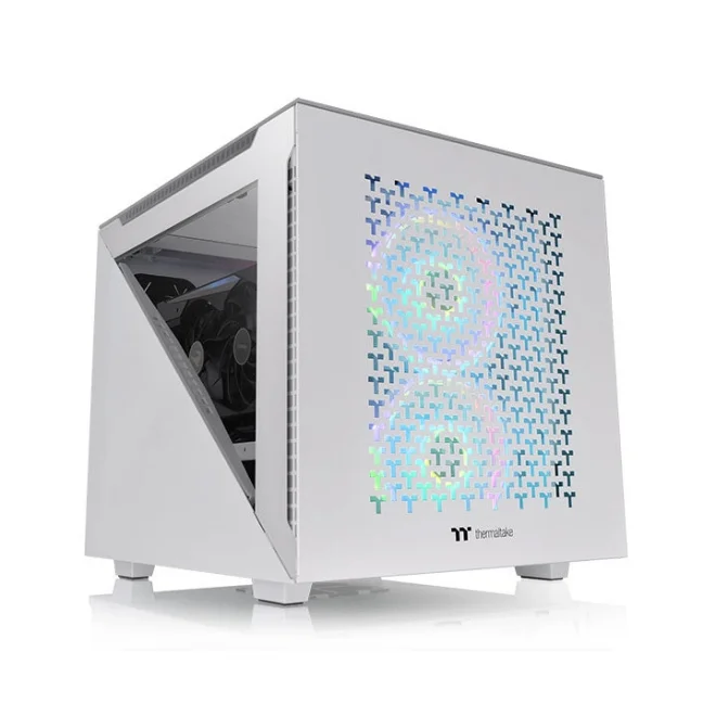 Thermaltake Divider 200 TG Air Beyaz Tempered Glass USB 3.2 mATX Mini Tower Kasa