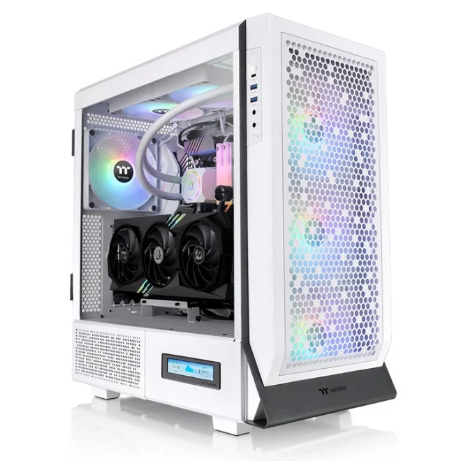 Thermaltake Ceres 500 TG Beyaz Tempered Glass ARGB USB 3.2 E-ATX Mid Tower Kasa