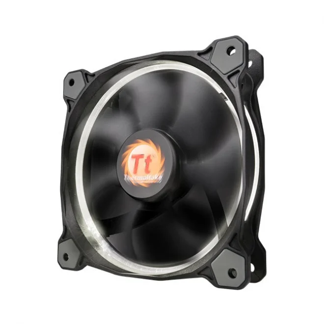 Thermaltake Riing Siyah (Beyaz Halka) Ring Led 120 mm Fan
