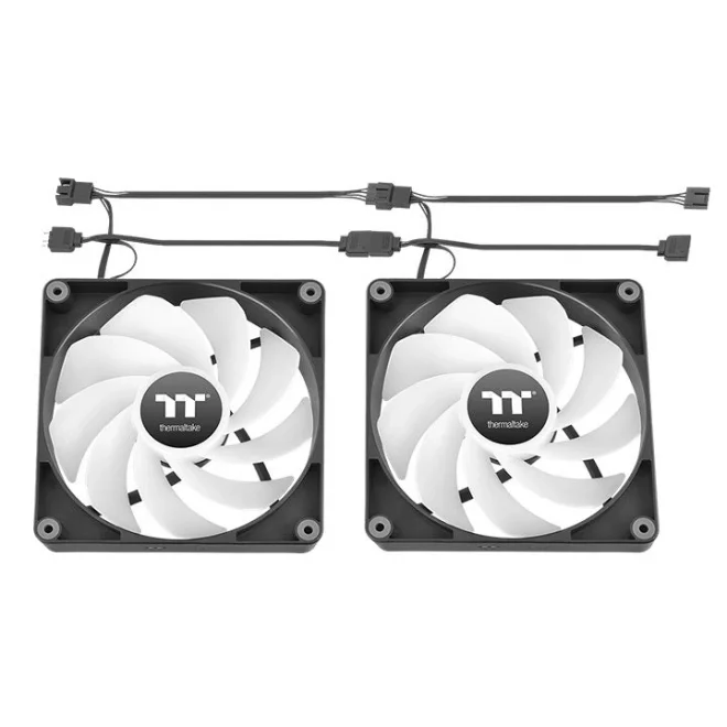 Thermaltake CT120 Reverse ARGB Siyah 120 mm Fan (2li Set)