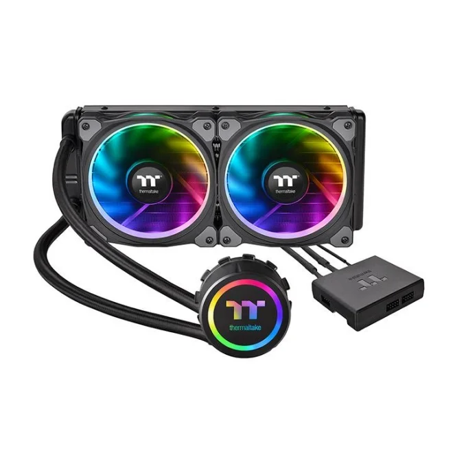 Thermaltake Floe Riing Plus Siyah RGB 240 mm Intel-AMD Uyumlu Sıvı Soğutucu