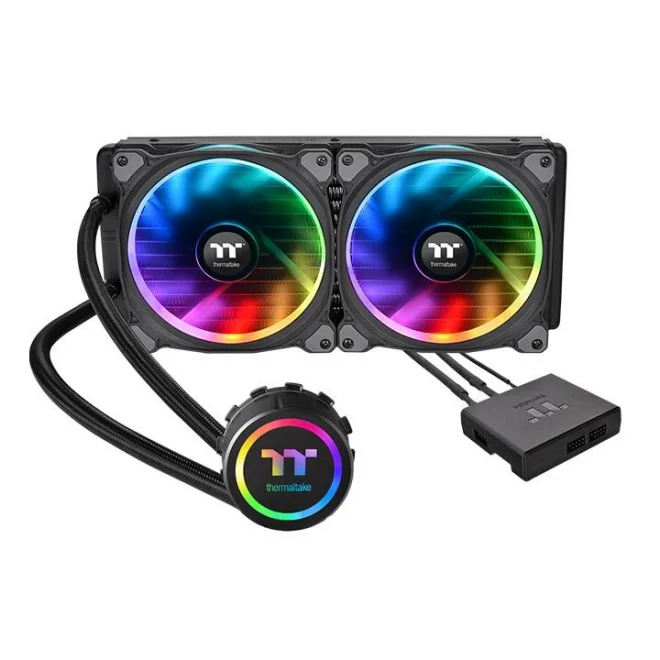 Thermaltake Floe Riing Plus Siyah RGB 280 mm Intel-AMD Uyumlu Sıvı Soğutucu