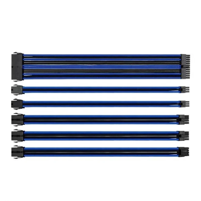 Thermaltake Tt Mod Mavi/Siyah Power Supply Sleeved Kablo Seti