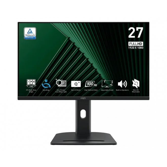MSI 27 PRO MP275PG 1ms 100Hz HDMA,DiplayPort Adaptive-Sync Pivot IPS Full HD Monitör