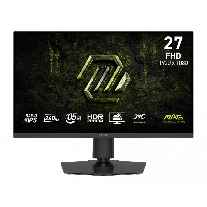 MSI 27 MAG 272PF X24 0.5ms 240Hz HDMI,DisplayPort IPS Adaptive-Sync Rapid Pivot Full HD Gaming Monitör