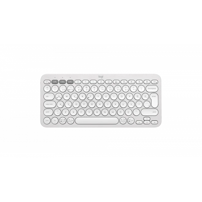 Logitech K380S Pebble Keys 2 Beyaz Sessiz Klavye