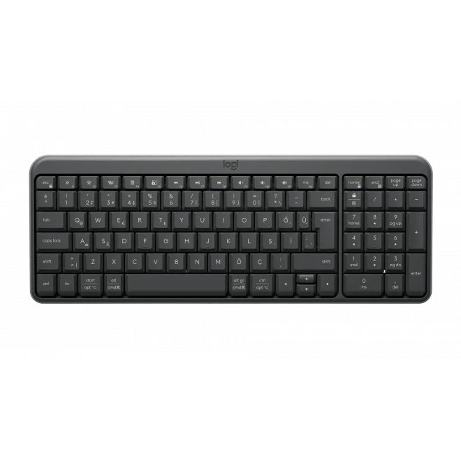 Logitech K250 Compact Grafit Türkçe Q Kablosuz Klavye