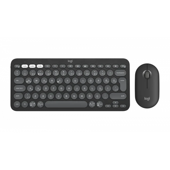 Logitech Pebble 2 Siyah Blutooth Kablosuz Klavye + Mouse Set