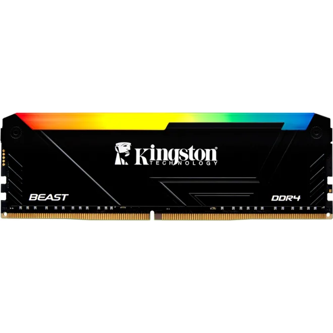 Kingston 16GB Beast Black RGB 3600Mhz CL18 DDR4 Ram (KF436C18BB2A/16TR)