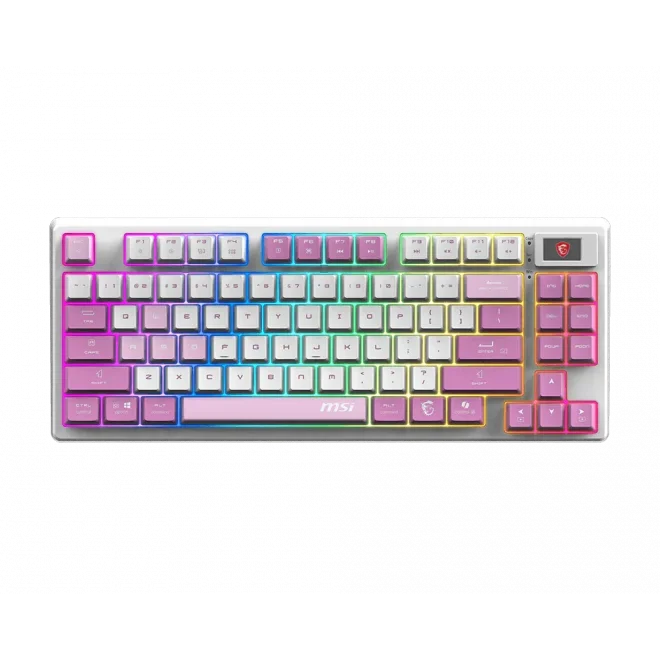 MSI Forge GK600 TKL Wireless Violet Kablosuz Gaming Klavye