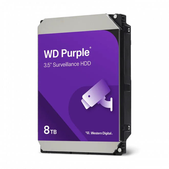WD 8TB Purple 256MB 5640Rpm (WD85PURZ) Güvenlik Diski