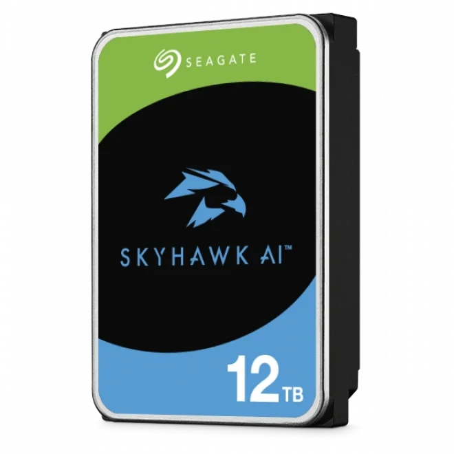 Seagate 12TB 3.5 Skyhawk AI SATA 512MB 7200RPM (ST12000VE003) Güvenlik Diski