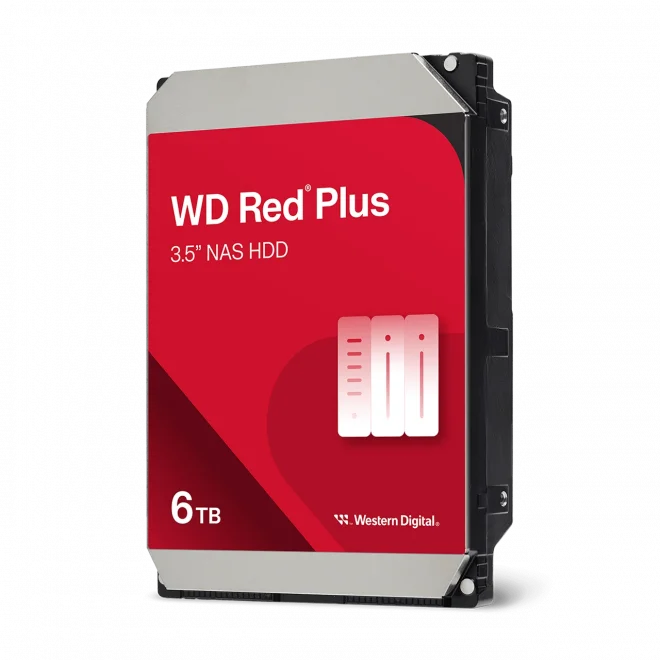 WD 6TB Red Plus 256MB 5400Rpm (WD60EFPX) NAS Diski
