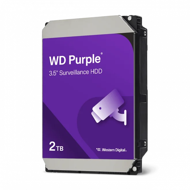 WD 2TB Purple 64MB 5400rpm (WD23PURZ) Güvenlik Diski