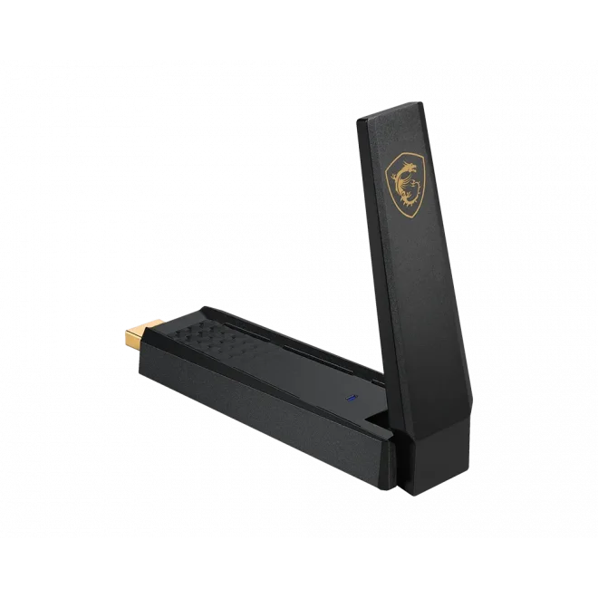 MSI AXE5400 WiFi 2402 Mbps USB 3.2 Kablosuz USB Adaptör