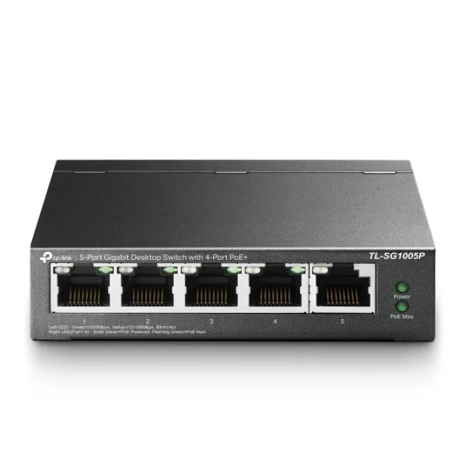 Tp-Link TL-SG1005P 5 Port Gigabit Yönetilemez Switch