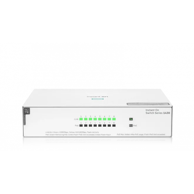 HPE R8R46A 8 Port 10/100/1000 Mbps Yönetilemez Switch