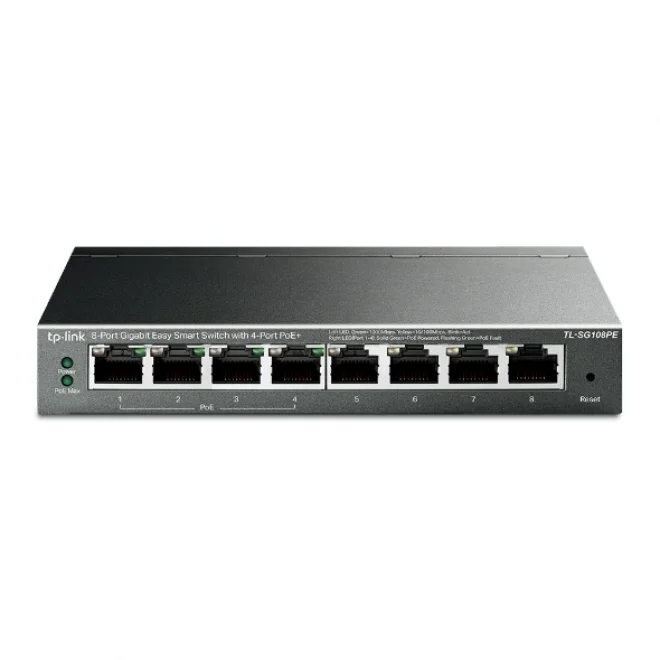 Tp-Link TL-SG108PE 8 Port Gigabit Yönetilebilir Switch