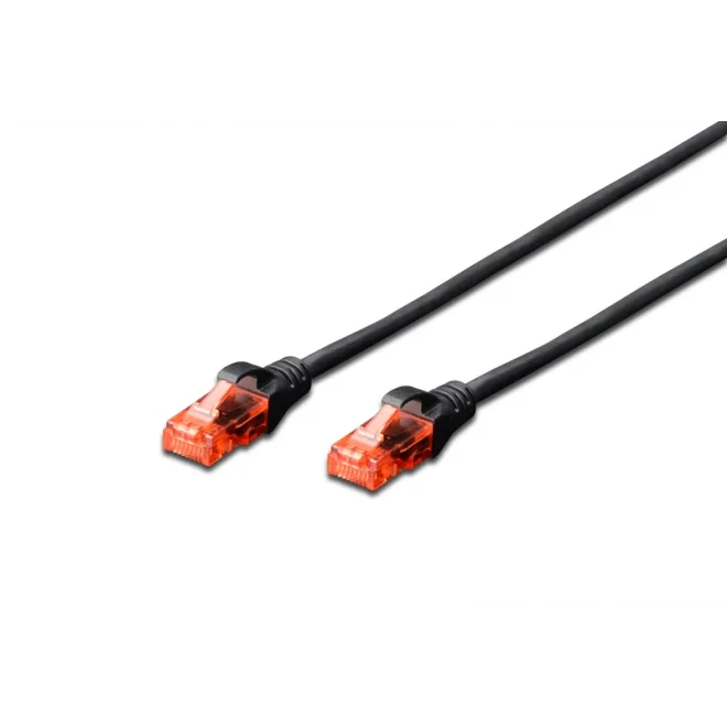 Digitus DK-1617-0025/BL U/UTP 0.25m Siyah Cat 6 Kablo