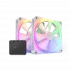 NZXT F140 RGB White 140 mm Fan (2li Set)