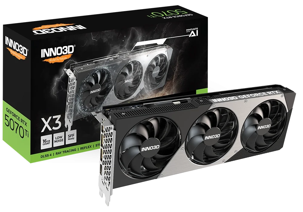 Inno3D GeForce RTX 5070 Ti x3 16GB GDDR7 256 Bit DLSS 4 Ekran Kartı