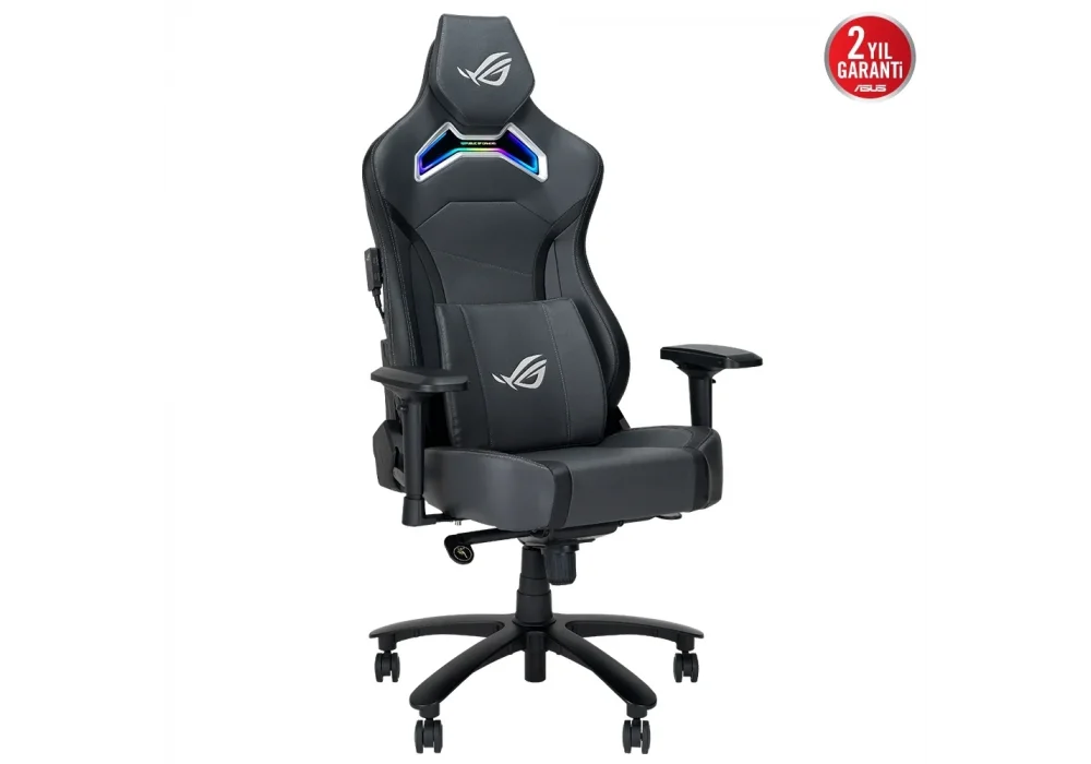 ASUS ROG Chariot X SL301W Gri RGB 4D Kolçaklı Oyuncu Koltuğu