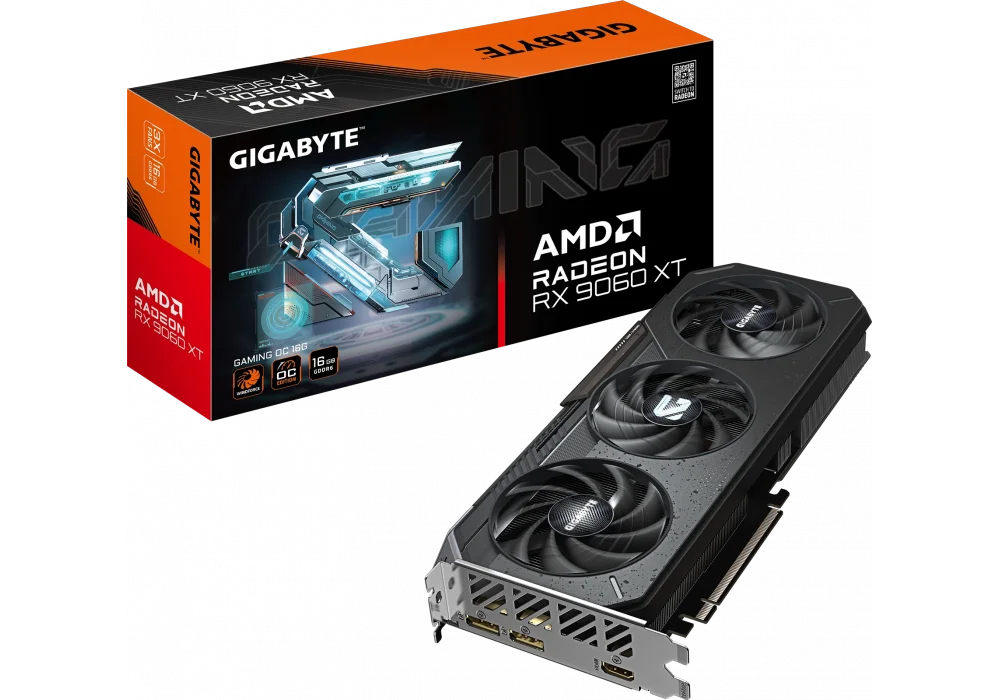 Gigabyte Radeon RX 9060 XT Gaming OC 16GD 16GB GDDR6 128 Bit Ekran Kartı