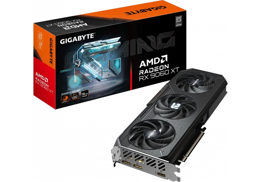Gigabyte Radeon RX 9060 XT Gaming OC 16GD 16GB GDDR6 128 Bit Ekran Kartı