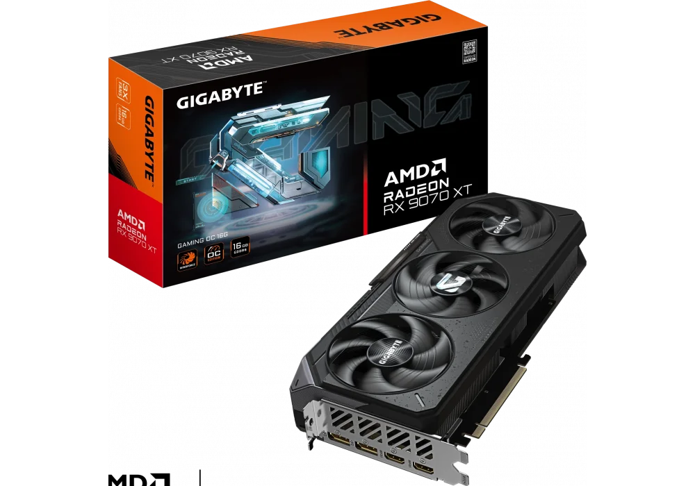 Gigabyte Radeon RX 9070 XT Gaming OC 16G 16GB GDDR6 256 Bit Ekran Kartı