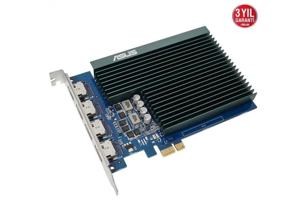 ASUS GT730-4H-SL-2GD5 GeForce GT 730 2GB GDDR5 64 Bit 4×HDMI Fansız Ekran Kartı
