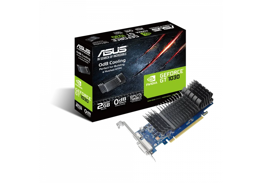 ASUS GT1030-SL-2G-BRK GeForce GT 1030 2GB GDDR5 64 Bit Fansız Ekran Kartı
