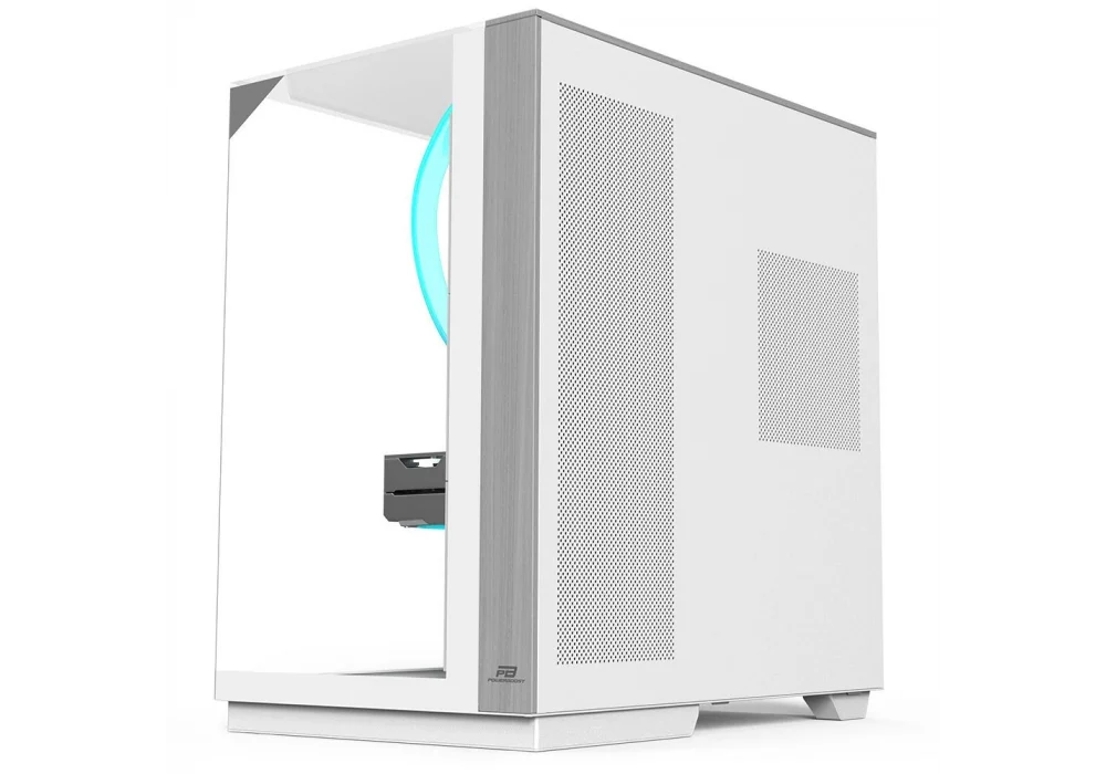 PowerBoost ECLIPSE Beyaz Ahşap ARGB Tempered Glass USB 3.0 ATX Mid Tower Kasa
