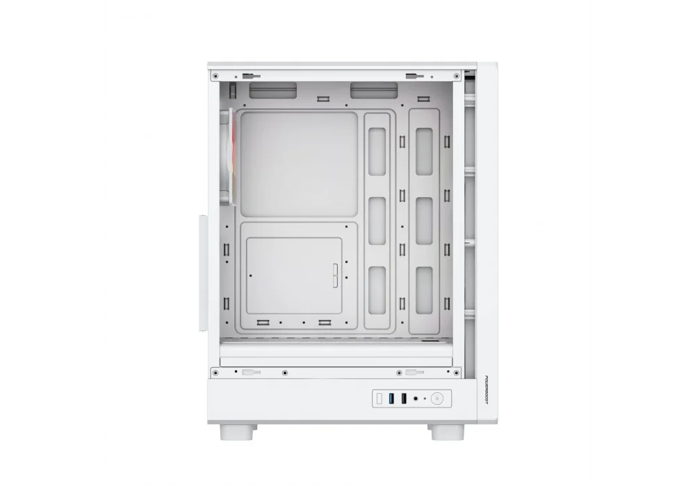 PowerBoost PBA5065W-650 650W 80+ Beyaz ARGB Tempered Glass USB 3.0 E-ATX Mid Tower Kasa