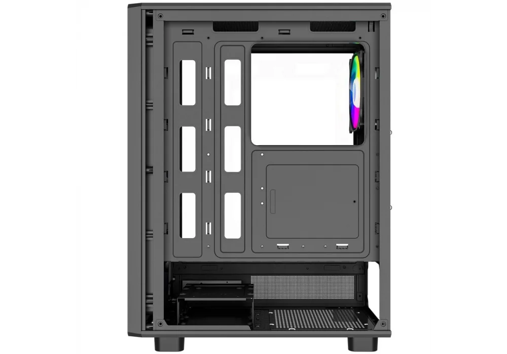 PowerBoost A601B 600W 80+ Rainbow Tempered Glass USB 3.0 ATX Mid Tower Kasa
