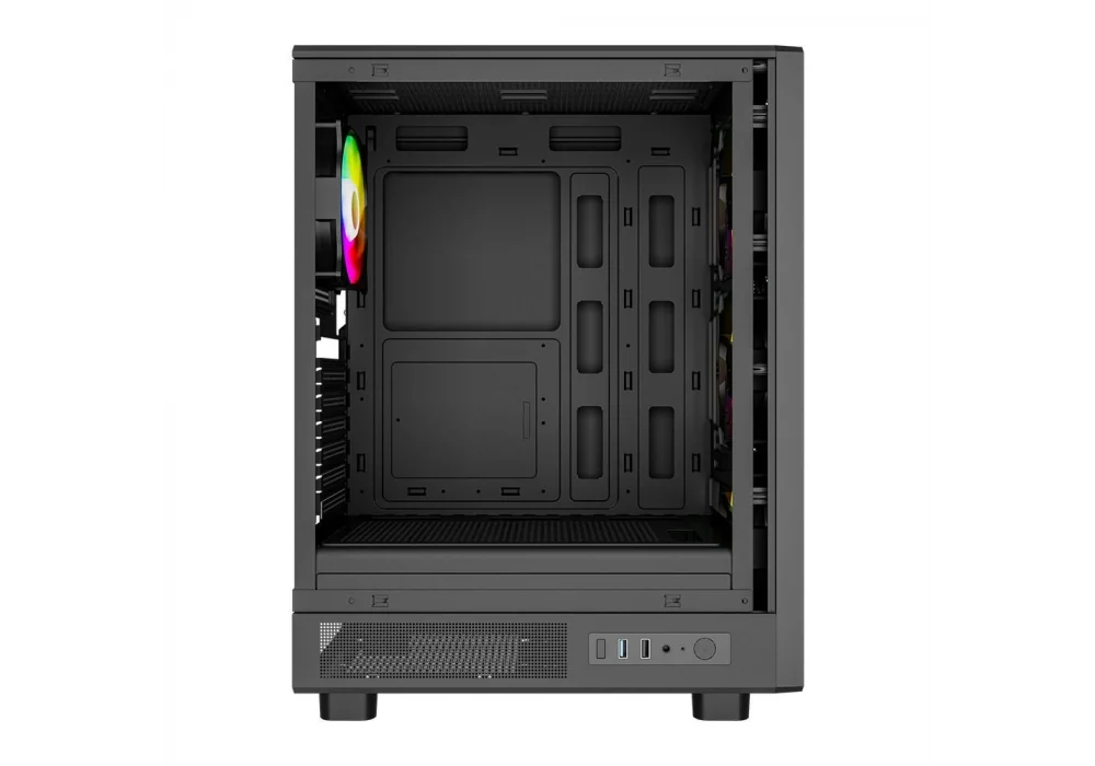 PowerBoost A700B-750 750W 80+ Siyah Rainbow Tempered Glass USB 3.0 ATX Mid Tower Kasa