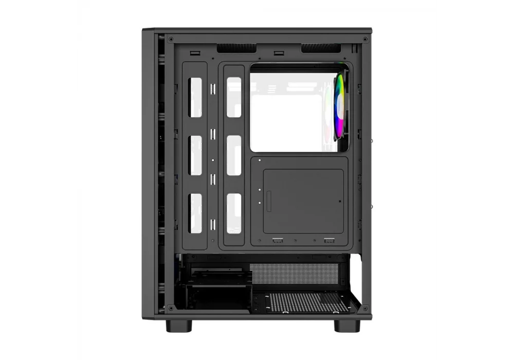 PowerBoost A700B-750 750W 80+ Siyah Rainbow Tempered Glass USB 3.0 ATX Mid Tower Kasa