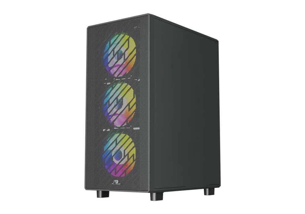 PowerBoost A700B-750 750W 80+ Siyah Rainbow Tempered Glass USB 3.0 ATX Mid Tower Kasa