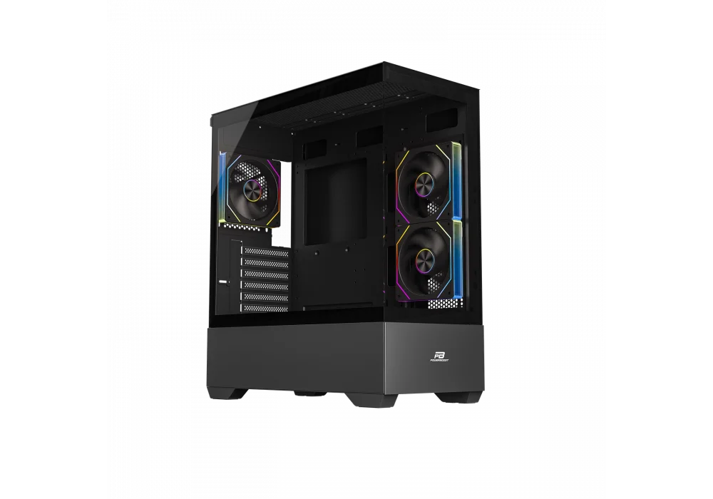 PowerBoost PB-J9031B-750 750W 80+ Siyah ARGB Tempered Glass USB 3.0 ATX Mid Tower Kasa