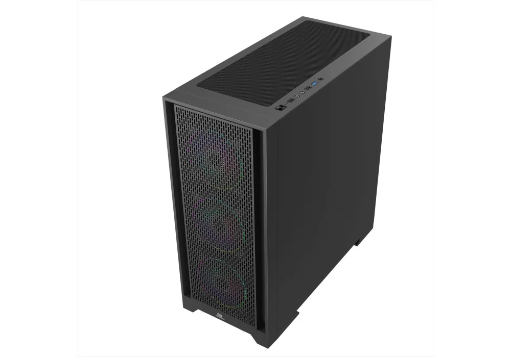 PowerBoost PB-P1600B Siyah Tempered Glass USB 3.0 E-ATX Mid Tower Kasa