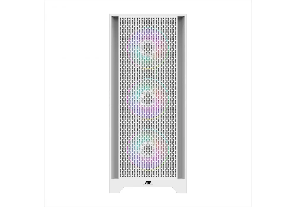 PowerBoost PB-P1601BW Beyaz Tempered Glass USB 3.0 E-ATX Mid Tower Kasa