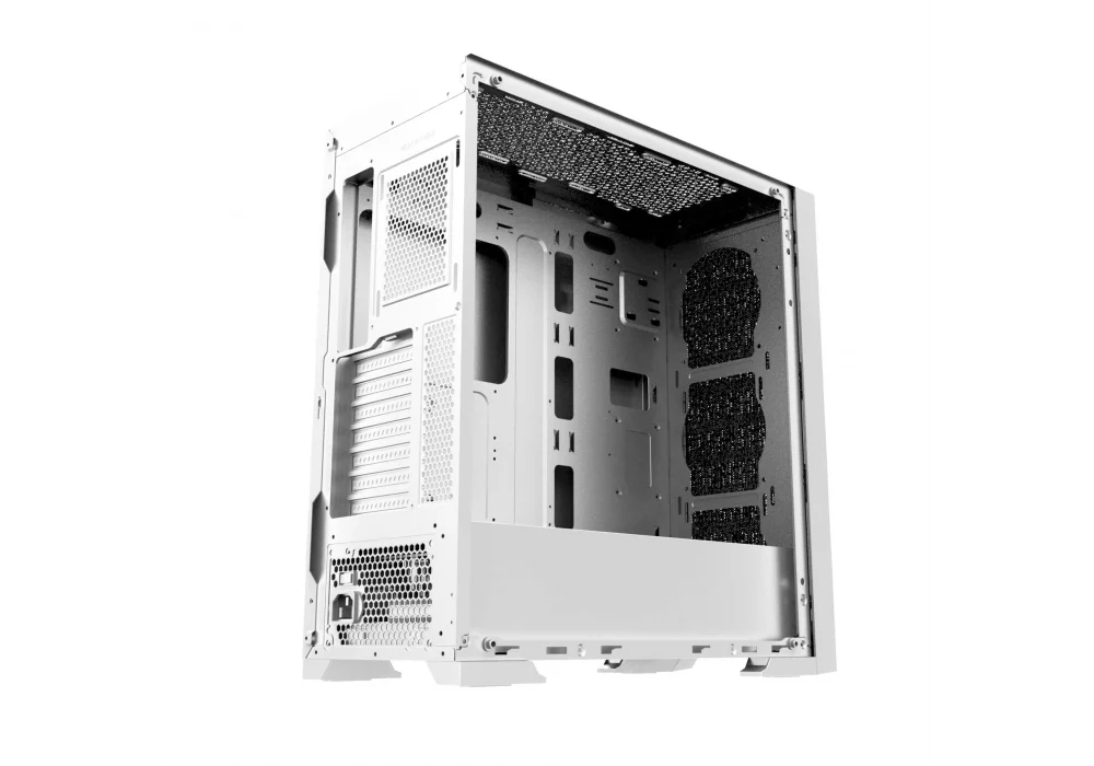 PowerBoost PB-P1601BW Beyaz Tempered Glass USB 3.0 E-ATX Mid Tower Kasa