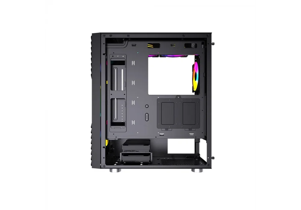PowerBoost PB-P301B 650W 80+ Siyah Tempered Glass USB 3.0 E-ATX Mid Tower Kasa