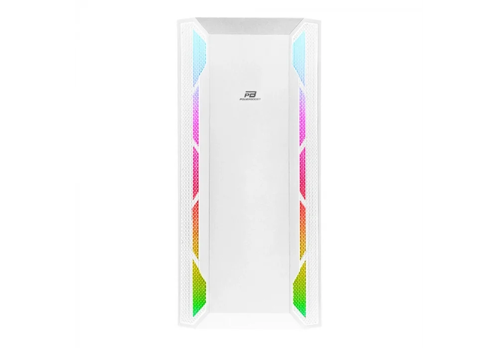 PowerBoost PB-P3701BW 650W 80+ Beyaz ARGB Tempered Glass USB 3.0 ATX Mid Tower Kasa