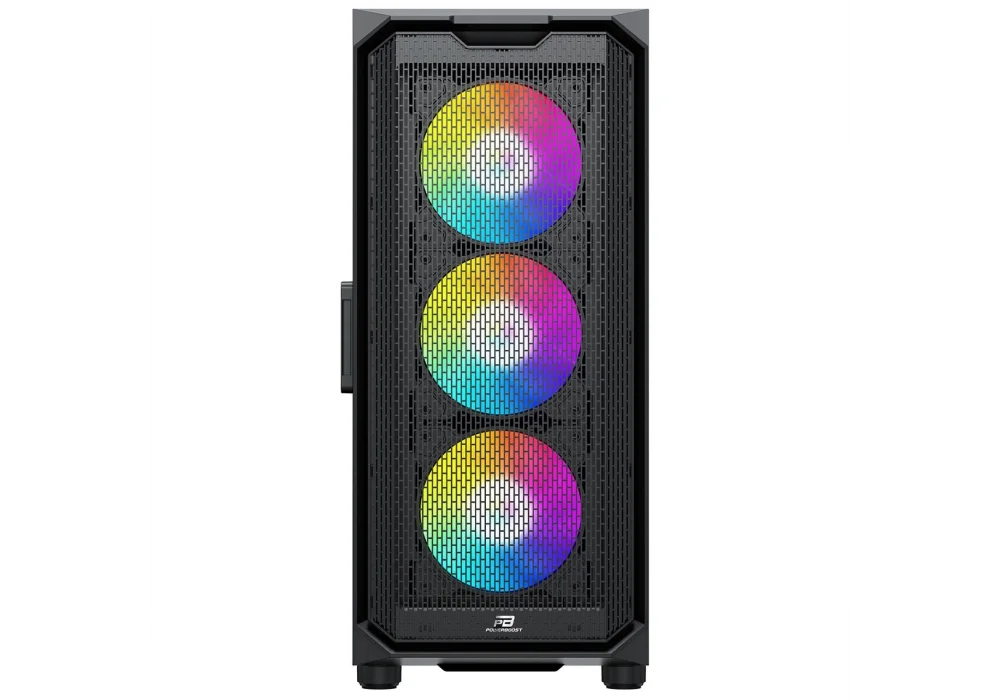 PowerBoost PB-P521B 750W 80+ Siyah RGB Tempered Glass USB 3.0 ATX Mid Tower Kasa